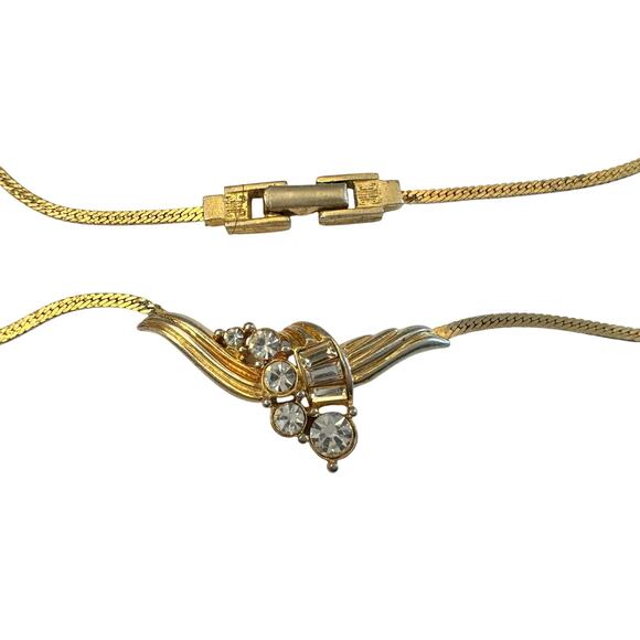 Givenchy Rhinestone Cluster Collar Necklace - Vintage - Picture 5 of 11